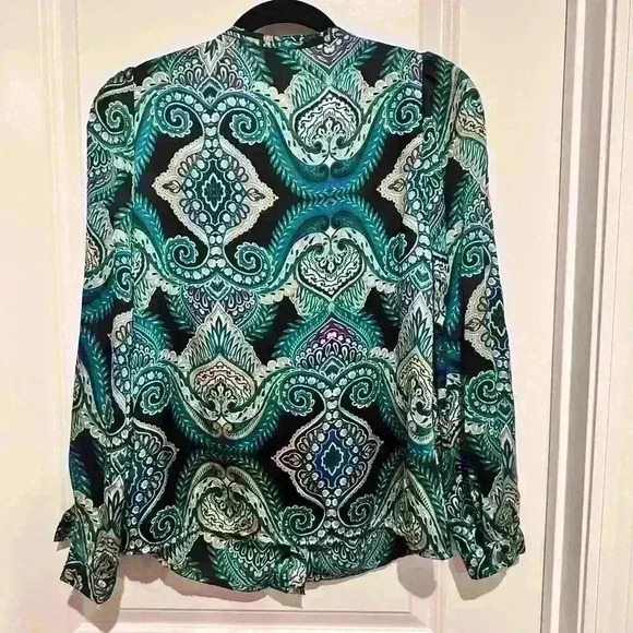 Worthington Teal/Blue Womens Size PM - Picture 3 of 4